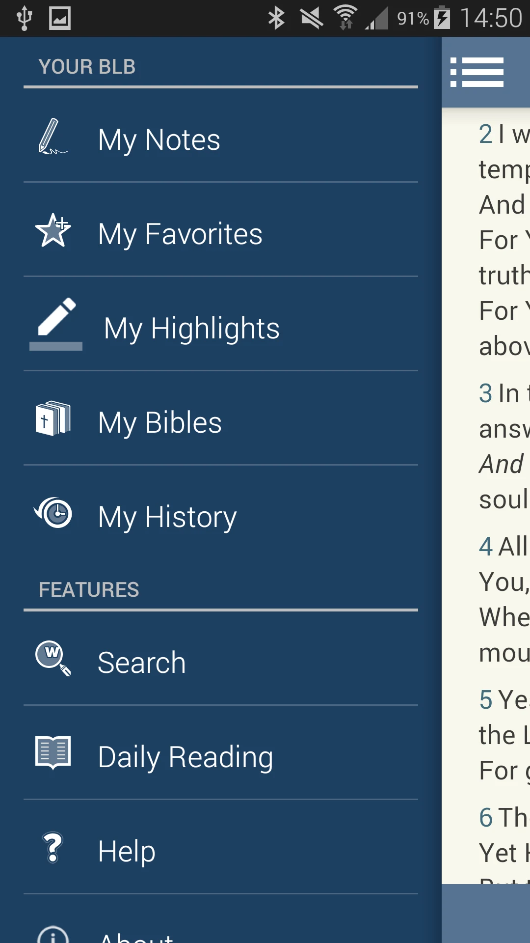 Blue Letter Bible screenshot