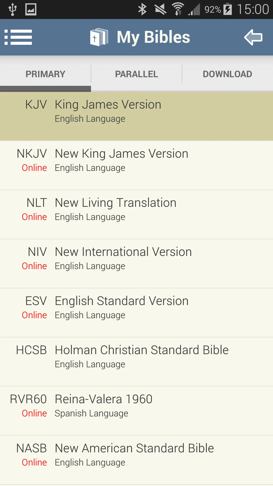Blue Letter Bible screenshot