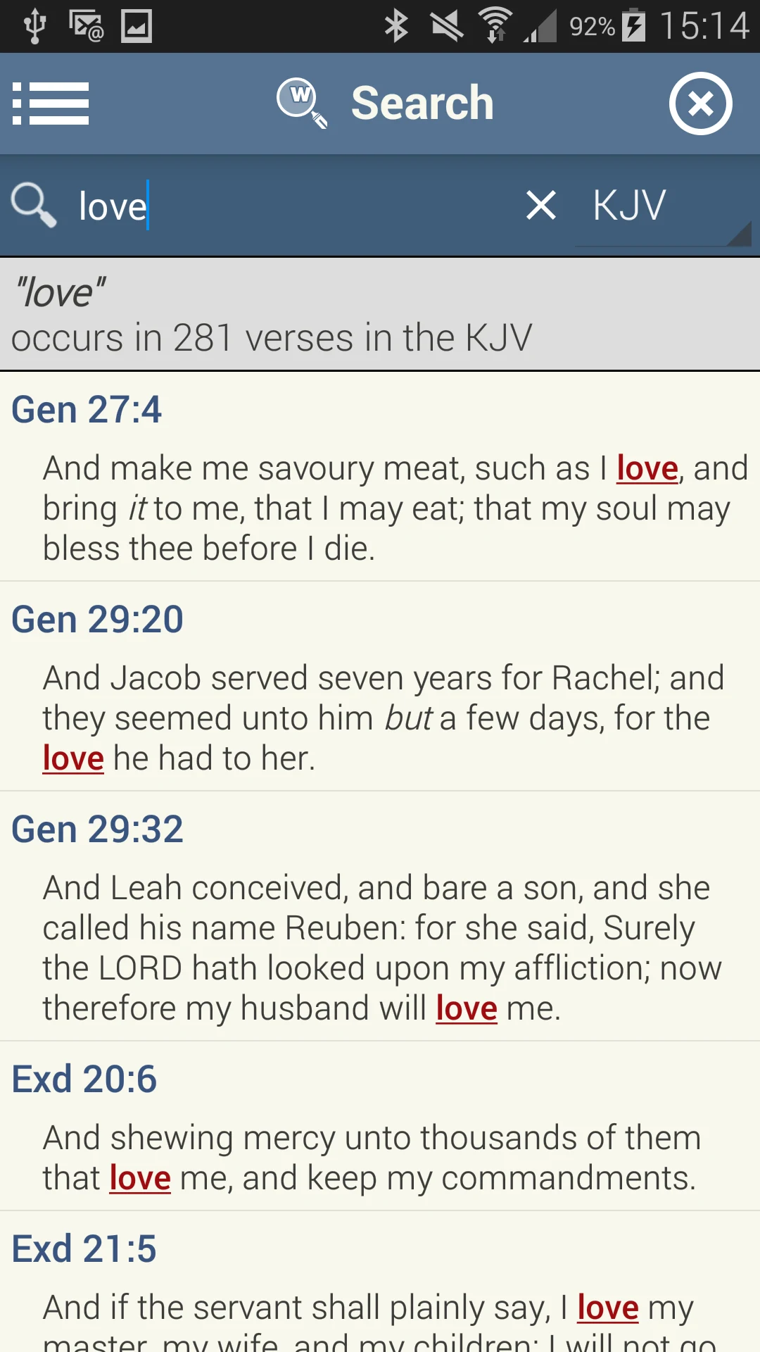 Blue Letter Bible screenshot